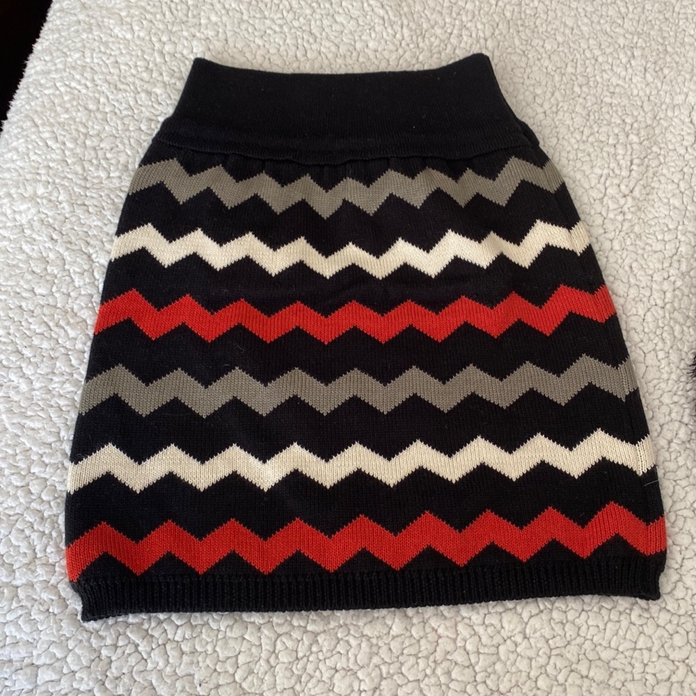 Knit pencil skirt